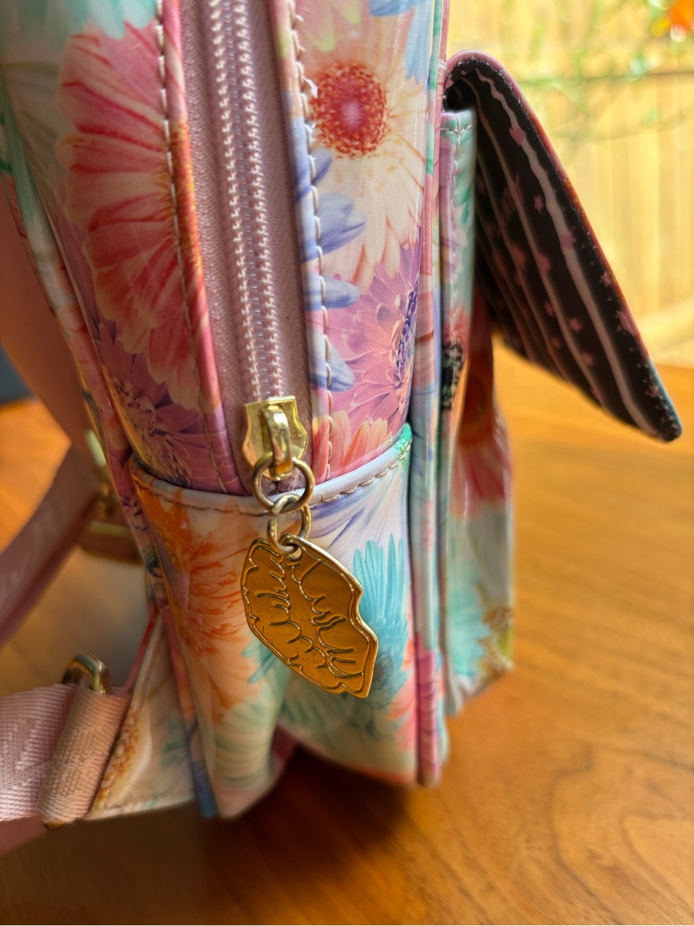 Luv Betsey by Betsey Johnson Mini Backpack Pastel Daisy Floral - Picture 7 of 16